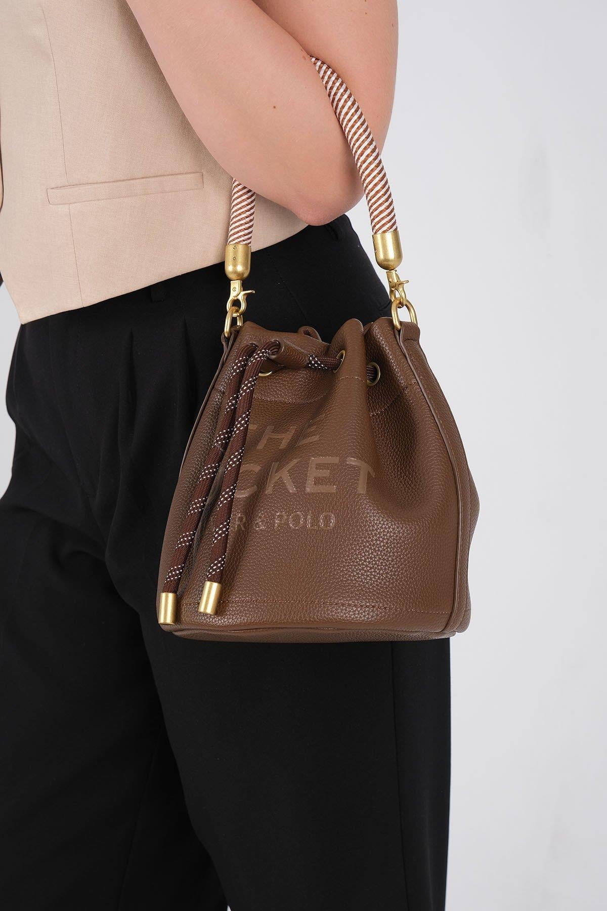 Silver & Polo - Kahve SP1248 Mini Rolax El ve Kol Çantası