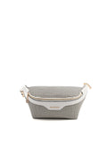 Silver & Polo Siyah - Beyaz SP1192 Kaz Ayağı Ekose Kadın Bel Çantası