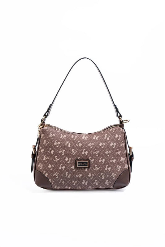 Silver&Polo - Kahve  SP1269 Logolu Omuz Çantası