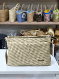 Golden Polo (GP1440) Krem-Kahve - Kol ve Çapraz Çanta
