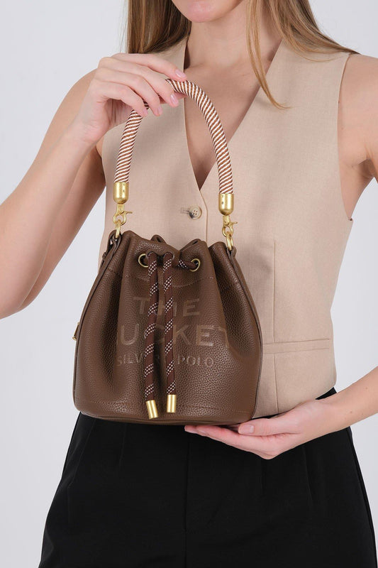 Silver & Polo - Kahve SP1248 Mini Rolax El ve Kol Çantası