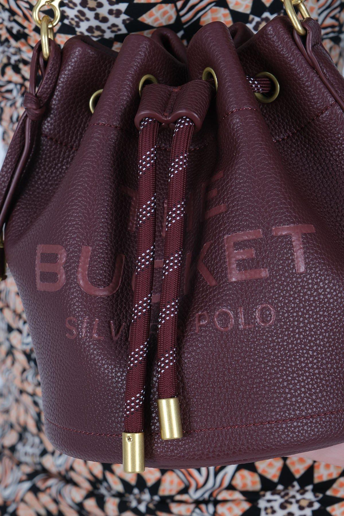 Silver & Polo - Bordo SP1248 Mini Rolax El ve Kol Çantası