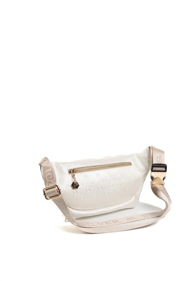 Silver & Polo Sedef - S.Nut SP1192 Logolu Kadın Bel Çantası